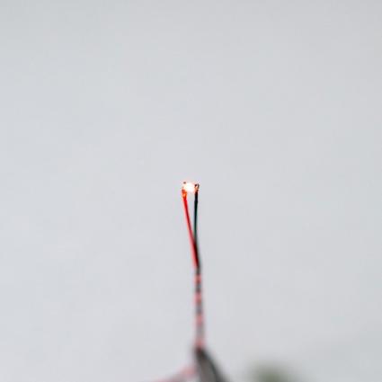 LEDS-RED ワンタッチLEDシリーズ2 配線済超小型LEDランプ レッド(2個入)