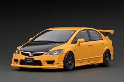 IG2831 IGモデル 1/18 Honda CIVIC (FD2) TYPE R Yellow