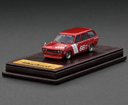 IG2928 IGモデル 1/64 Datsun Bluebird (510) Wagon Red