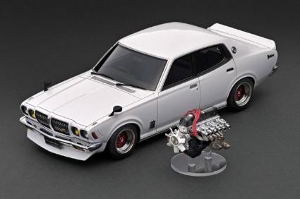 IG3167 1/18 Nissan Bluebird U 2000GTX (G610) White ※1/18「L20型」エンジン付属 WEB限定品