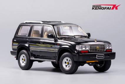 TK-KF032-2 KENGFAI 1/18 Toyota Land Cruiser VX-R (LC80) Black