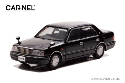 CN439903 CARNEL 1/43 トヨタ クラウン ロイヤルサルーン G (JZS155) 1999 Black