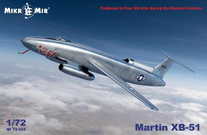MKR72-025 ミクロミル 1/72 マーチン XB-51