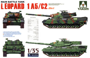 TKO2004 タコム 1/35 レオパルト1A5/C2 2in1