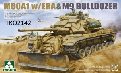 TKO2142 タコム 1/35 M60A1 w/ERA & M9ドーザーブレード