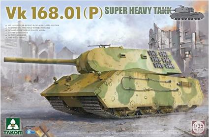 TKO2158 タコム 1/35 Vk.168.01(P) 超重戦車