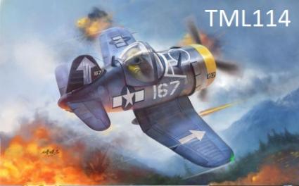 TML114 タイガーモデル キュートファイターシリーズ F4U-4 コルセア 1945年