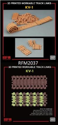 RFM2037 ライフィールド 1/35 KV-1用可動式履帯セット (3Dプリンター製)