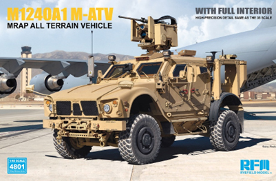 RFM4801 ライフィールドモデル 1/48 M1240A1 M-ATV MRAP w/フルインテリア