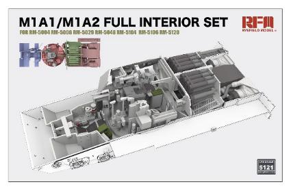 RFM5121 ライフィールドモデル 1/35 M1A1/M1A2 エイブラムス用 フルインテリアセット (RFM5004/5006/5029/5048/5104 /5106/5120用)