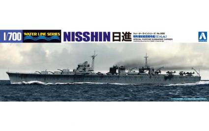 WL 555 1/700 日本海軍 特殊潜航艇搭載母艦 日進