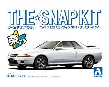 ザ☆スナップキット 14-B ニッサン R32 スカイラインGT-R(クリスタルホワイト)
