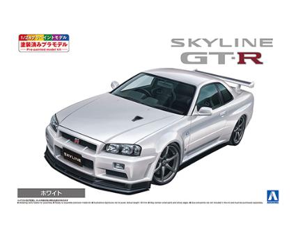 No.03-B 1/24 プリペイントモデル ニッサン BNR34 スカイライン GT-R V・spec Ⅱ '00 ホワイト