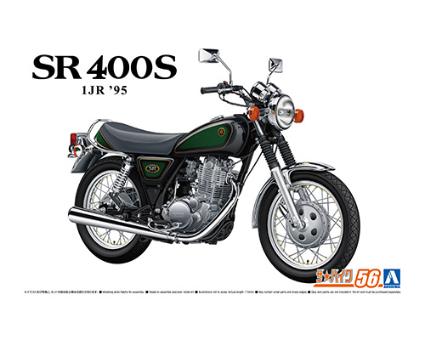 ザ・バイク No.56 1/12 ヤマハ 1JR SR400S リミテッドエディション `95 カスタムパーツ付き