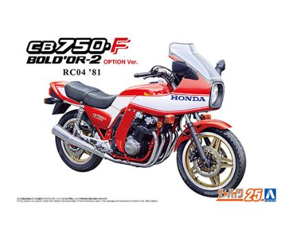 ザ☆バイク No.25 1/12 ホンダ RC04 CB750F ボルドール2 '81 オプション仕様