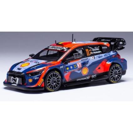 RAM909 IXO 1/43 ヒョンデ i20 N Rally1 2023年セントラルヨーロッパラリー 優勝 #11 T.Neuville/M.Wydaeghe