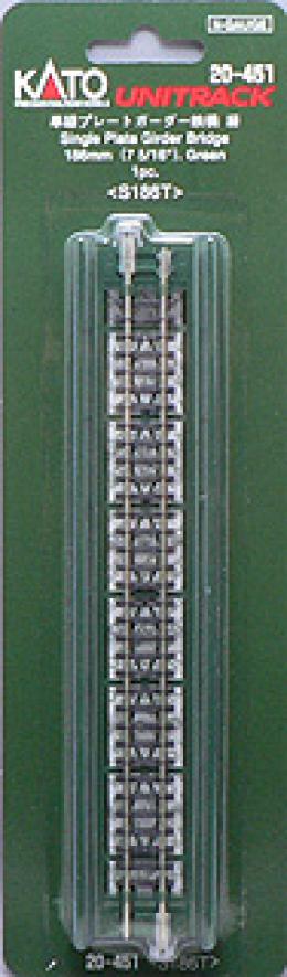 20-451 単線プレートガーダー鉄橋(緑)