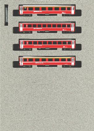 10-1414 アルプスの赤い客車 EwⅠ 4両増結セット