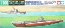31903 WL 903 1/700 アメリカ海軍 潜水艦 ガトー級/日本海軍 13号駆逐艇セット