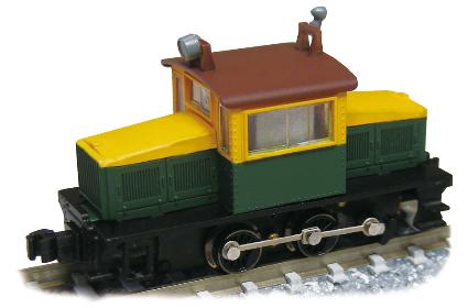 14049 紀州鉄道 DB158 ディーゼル機関車 (後期仕様・車体色:緑×黄・動力付)