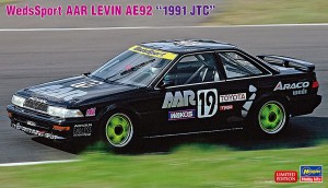 20702 1/24 ウェッズスポーツ AAR レビン AE92 '1991 JTC'