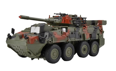 RCバトルヴィークルジュニア 8輪装甲車 グリーン迷彩(27MHz)