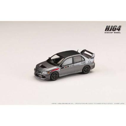 HJ647054CMP HJ64 1/64 Mitsubisiランサーエボリューション 9 MR GSR JDMカスタム エンジンディスプレイモデル付 ミディアムパープリッシュグレ