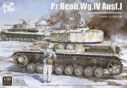 BT006 ボーダーモデル 1/35 ドイツIV号戦車J型 Pz.Beob.wg.砲兵観測車 w/フィギュア