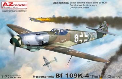AZM7819 AZモデル 1/72 メッサーシュミット Bf109K-4 「ラストチャンス」