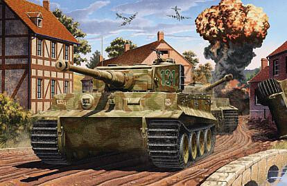 13287 アカデミー 1/35 ドイツ タイガー1 戦車 中期Ver. ノルマンディー上陸作戦70周年キット