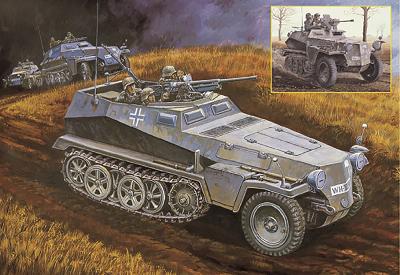 DR6426MT ドラゴン 1/35 WW.II ドイツ軍 Sd.Kfz.250 A型 3.7cm/2.8cm 対戦車砲搭載型 2in1