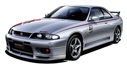 ID-1001 1/24 インチアップシリーズ №1001 スカイラインGT-R (R33 NISMO仕様) ニスモ40周年組立式ケース付き