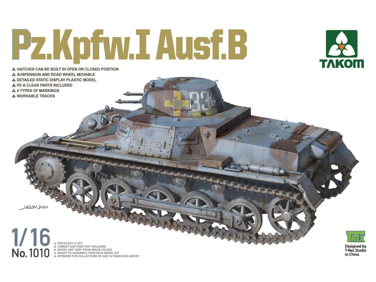 TKO1010 タコム 1/16 I号戦車 B型