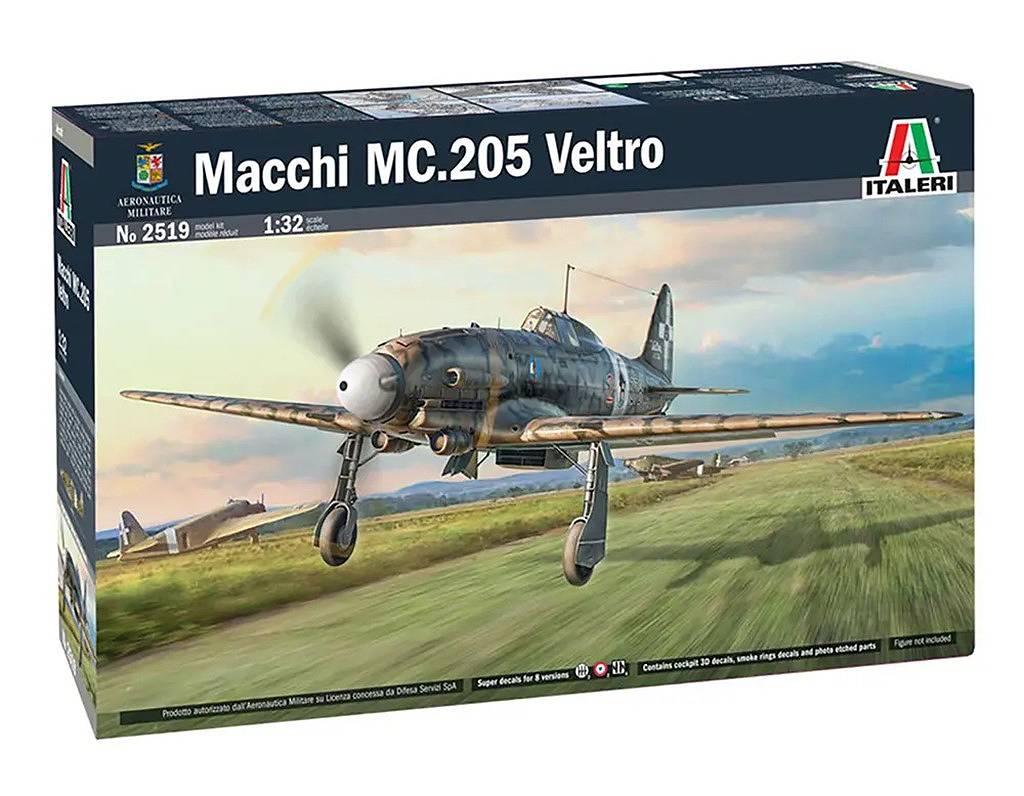 IT2519JP イタレリ 1/32 WW.II イタリア空軍 マッキ MC.205 ベルトロ(日本語対訳補足説明書付属)