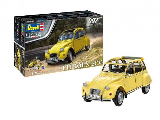 05663 ドイツレベル 1/24 シトロエン 2CV `007 ユア アイズ オンリー`