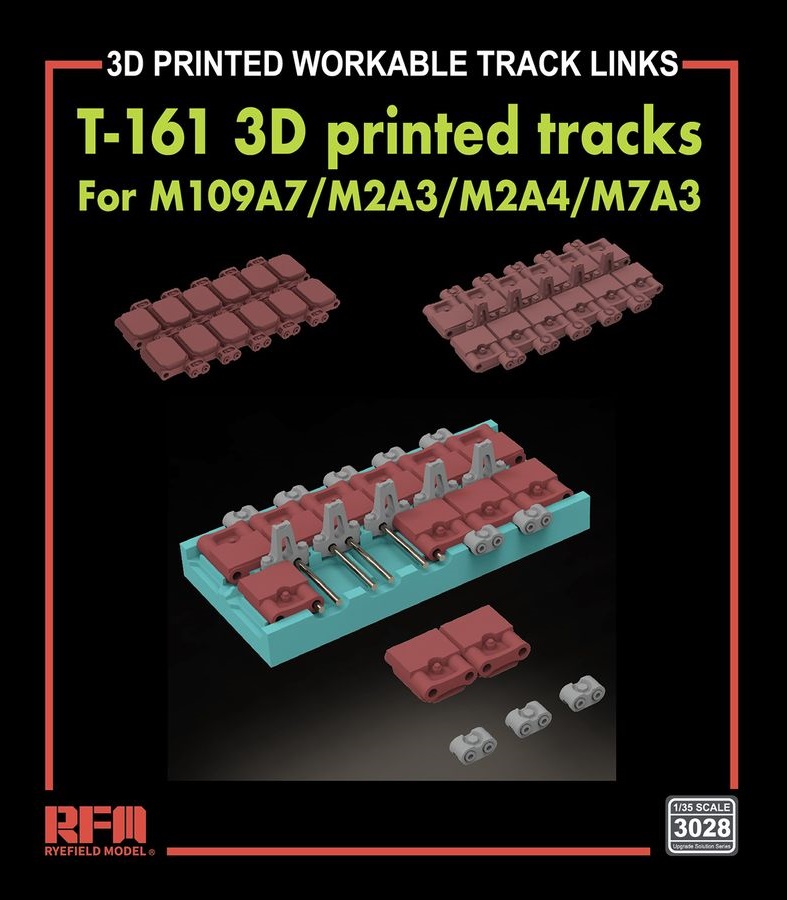 RFM3028 ライフィールドモデル 1/35 M109A7/M2A3/M2A4/M7A3用T161 連結組立可動式履帯セット