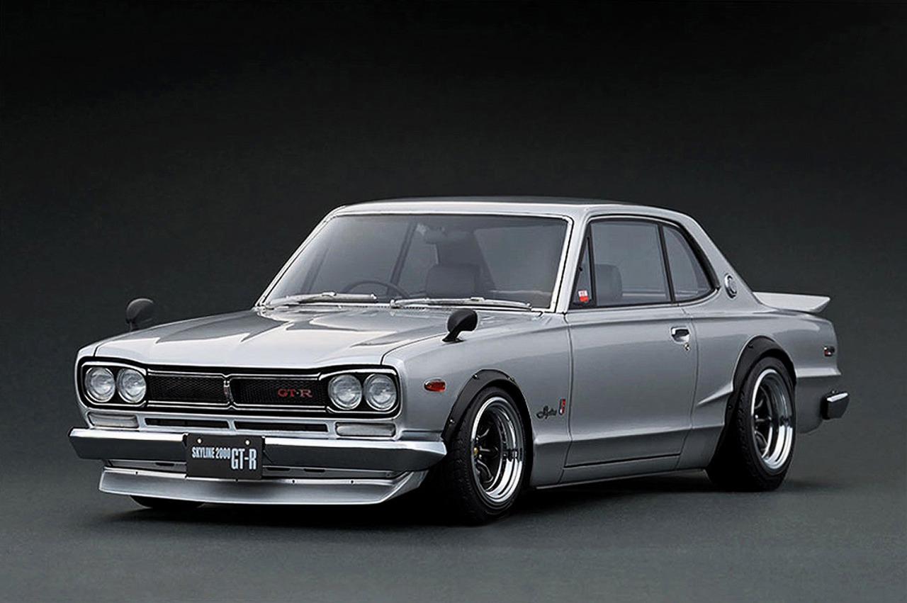 IG3614 IGモデル 1/18 Nissan Skyline 2000 GT-R (KPGC10)  Silver