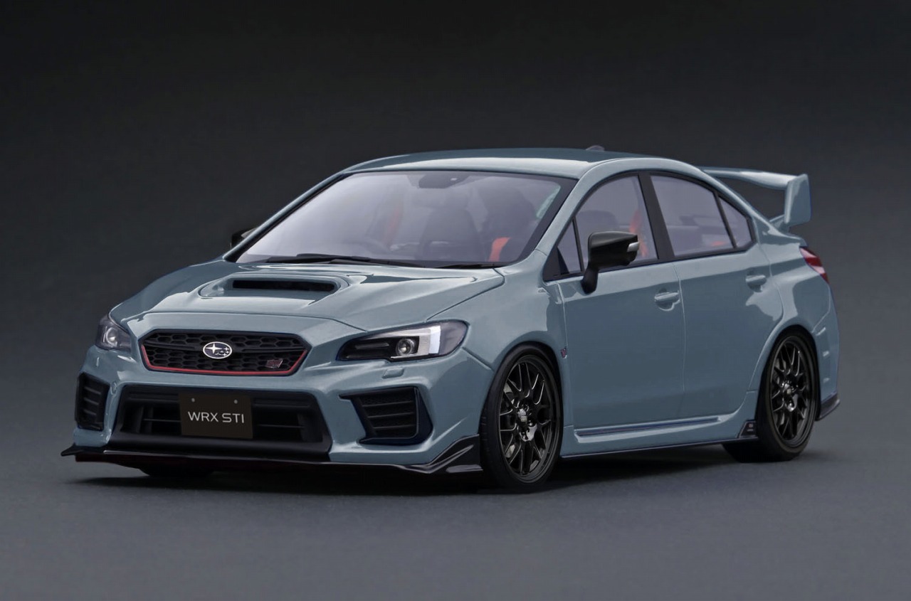 IG3612 IGモデル 1/18 SUBARU WRX (CBA-VAB)  STI  Gray Khaki