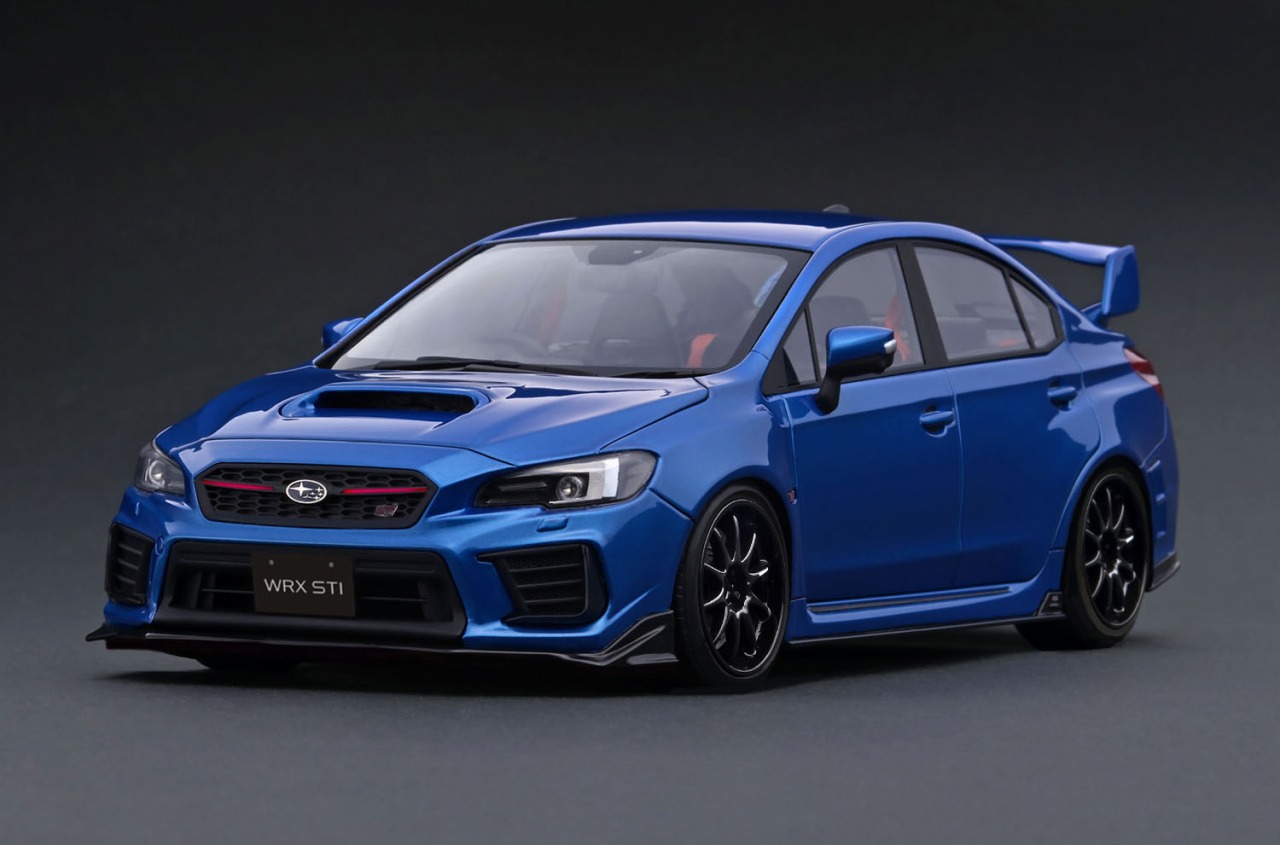 IG3610 IGモデル 1/18 SUBARU WRX (CBA-VAB)  STI  Blue Metallic