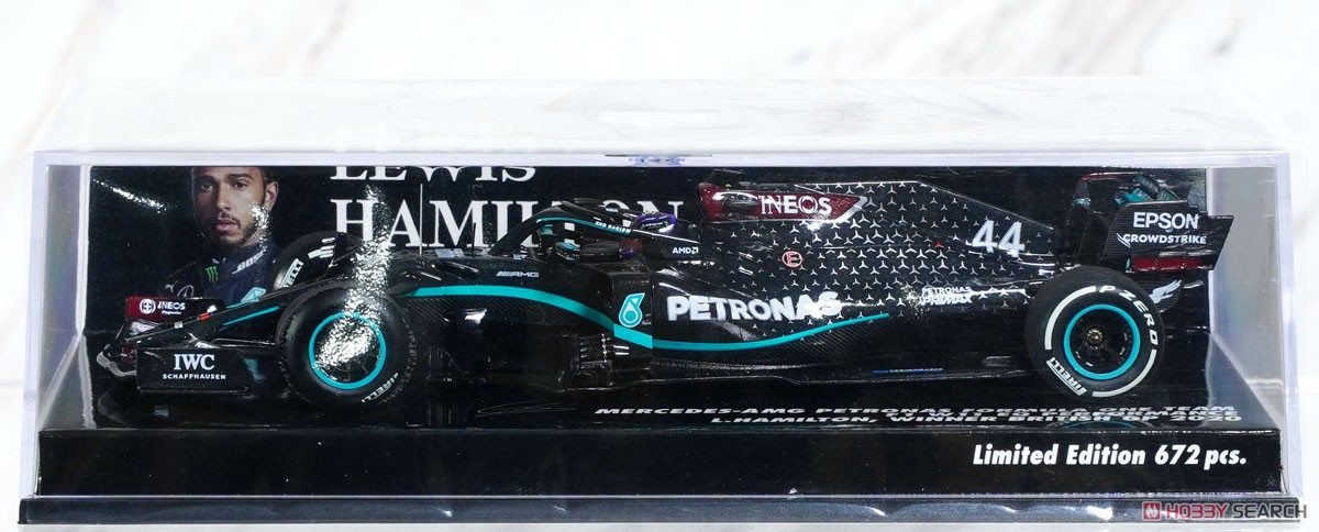 410200444 MINICHAMPS 1/43 メルセデス AMG ペトロナス F1チーム W11 EQ パフォーマンス ルイス・ハミルトン イギリスGP 2020 ウィナー