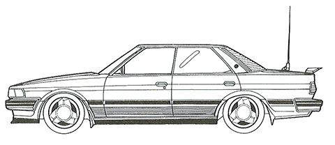 HC-12 1/24 ハイソカーシリーズ №12チェイサーGX71(ハイソカーバージョン)