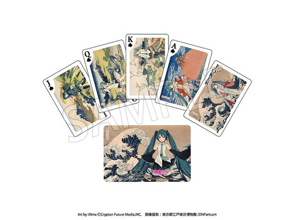 葛飾北斎×初音ミク トランプ