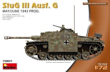 MA72107 ミニアート 1/72 Ⅲ号突撃砲 1943年5月/6月