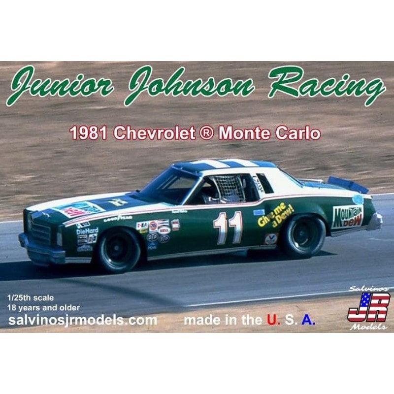 SJM JJMC1981R サルビノス J・R モデル 1/25 NASCAR '81 シボレー モンテカルロ 「ダレル・ワルトリップ」 ジュニア・ジョンソンレーシング