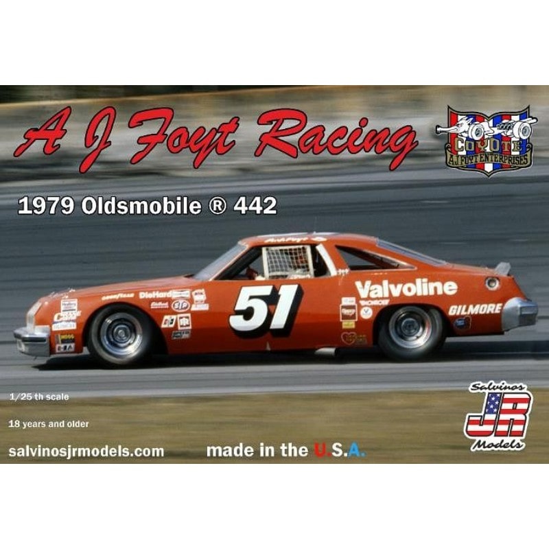 SJM AJO1979D サルビノス J・R モデル 1/25 NASCAR '79 オールズモビル 442 A.J.フォイトレーシング