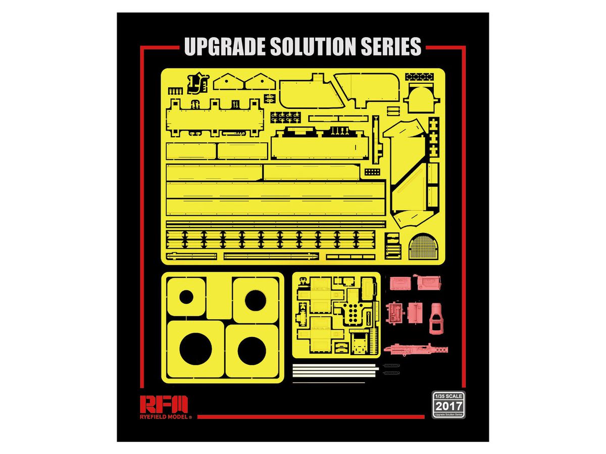 RFM2017 ライフィールドモデル 1/35 M4A3 76W HVSS シャーマン用 グレート?アップパーツセット (RFM5049用)