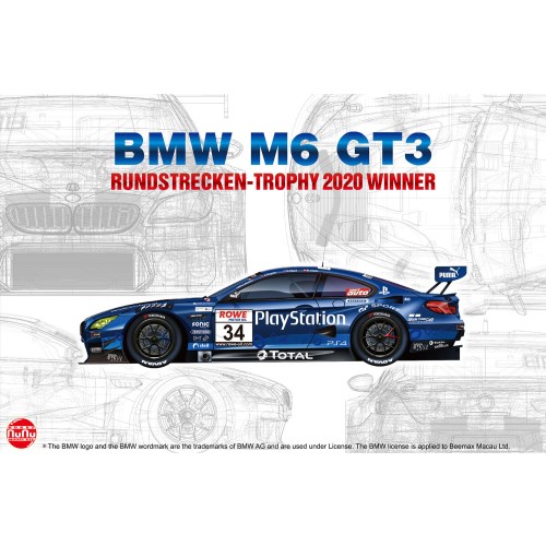 PN24027 nunu 1/24 1/24 レーシングシリーズ BMW M6 GT3 2020 ニュルブルクリンク耐久シリーズ ウィナー PS