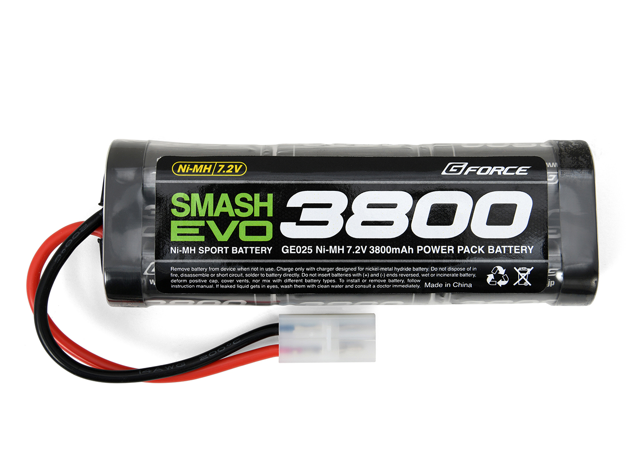 GE025 SMASH EVO NiMH 7.2V 3800mAh