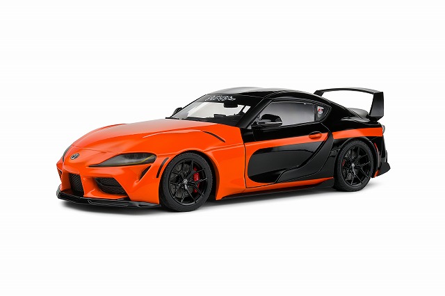 S1809005 ソリド 1/18 トヨタ GR スープラ ストリートファイター 2024 (オレンジ/ブラック)