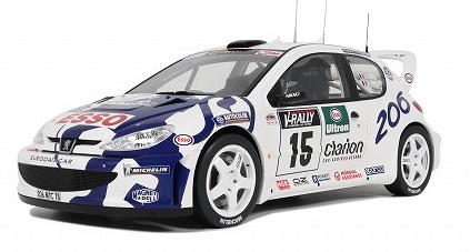 OTMG081 OttO MOBILE 1/12 プジョー 206 WRC ツール・ド・コルス 1999 #15